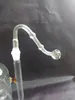 The transparent glass is burning Wholesale Glass bongs Oil Burner Pipes Water Pipes Rigs Smoking