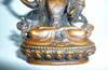 Hurtownie - Tybet Buddyzm Bronze Miedź Manjusri Kwan-Yin Bodhisattva Buddha Statua