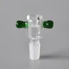 Tigela de vidro para tubulação de água 4 cores com 14,4 mm / 18,8 mm masculino jonit downstem Oil rig Bongos de vidro acessório de fumaça