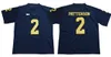 2018メンズミシガン州Wolverines 2 Shea Patterson 21 Desmond Howard 10 Tom Brady 2 Charles Woodson 5 Jabrill Peppers College Football Jerseys