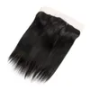 Ohr-zu-Ohr-Spitze-Frontal, 13 x 4, peruanisches reines Haar, Remy, gerade, 13 x 4, Spitze-Frontal-Haarprodukte, natürliche Farbe