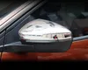 Högkvalitativ ABS Chrome 2pcs bil dörr spegel decortiv cap backview skyddskåpa för Peugeot 4008, Citroen C5 Aircross 2018-2020