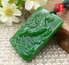 Xinkeng xinjiang hetian jade jasper omedelbart pengar hänge yttre mongoliska spenat grön zodiac häst hänge jade grossist