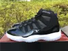 Top High 11 Basketball Shoes Concord Prom Night Carbon Fiber Men Trainers Gym Red Midnight Navy Bred 45 Space Jam 72-10 With BOX