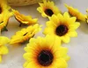 DIY simulation flower handmade sunflower, sunflower, silk flower, chrysanthemum flower, flower head L423