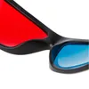 Universal White Frame Red Blue Anaglyph 3D okulary do gry filmowej DVD wideo TV9708502