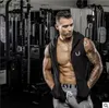 Yaz Yeni Marka Rahat Erkek Baskı Spor Salonları Stringers Yelek Vücut Geliştirme Giyim Fitness Adam Kapüşonlu Tanklar Eğitim Tops