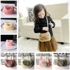 Baby Kids Purses Fashion Autumn Winter Girls Handbags Lovely Design Bowknot Imitation Leather And Fur Coin Purses Wallet Christmas Gifts