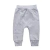 Barn baby boys tjejer sommar bomull lång legging pants toddler bloomer bottoms