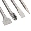 Freeshiping 4 Pcs SDS Plus Cinzel Set Point Groove Gouge Flat cinzéis elétrico martelo concreto cinzel / tijolo / parede / telha ranhura de perfuração 250mm