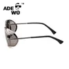 Adewu Hight品質メタルフレームスチームパンクサングラス男性ブランドゴーグル男性女性ゴシックサングラスビンテージ眼鏡
