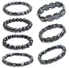 Black Magnetic Hematite Beads Bracelets Fashion Black Magnetic Hematite Beads Bracelet for men women Beads Bracelets