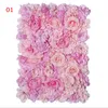 10pcs / lot flor de casamento romântico parede de flores de palco ou de fundo decoração de flores artificiais flor de rosas flor de hortênsia