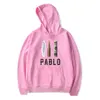 Neue Marke hohe Qualität Pablo Escobar Kapuzenpullover Streetwear Stift Dollars Silber oder Blei Cap Sweatshirts Tops H027H027