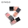 Otwoo Brand 1pcs maquiagem líquida blush sleek blush dura longa cor 4 colorido bochecha de rubor de rubor de face maquiagem2526891