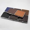 Newest Cigarette Cases Metal PU Leather Storage Box High Quality Exclusive Design Moisture-proof Anti Fall Deformation Hot Sale DHL Free