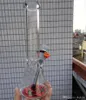 Best Quality beaker bongs glass bong 10" Rasta water pipe cheaper bong with glass bowl and colors downstem