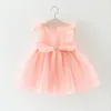 Bambini Abiti carini 0-3 anni Abito estivo per bambina Abbigliamento per bambini 2018 Moda manica maglia pagliaccetto neonato vestito tutu