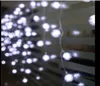 マルチカラー4m 100 LEDスノーボールエーデルワースカーテン文字列クリスマスライト結婚式パーティーホリデーガーデンデコレーション
