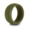 Parallel Silicone Rings Flexible Rubber Women Men's Ring Outdoor Sports Wedding Decoration Ultra-thin and Light Silicone Jewelry