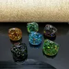 whole 6pcs spot lampwork glass murano ring fashion murano ring 1719mm6239622