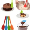 Nouvelle spatule en silicone crème/beurre grattoir spatule à gâteau en caoutchouc antiadhésive pour la cuisson cuisson résistant à la chaleur lave-vaisselle outils de gâteau
