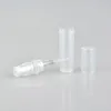 2ml Mini Sample Portable Plastic Perfume Bottle Transparent Color Spray Refillable Bottle Clear Empty Vials LX3782