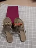 Women designer slippers Rivets big bowknot Flip Flops Beach Sandalias Femininas Flat Jelly women designer sandals Free DHL SHoes