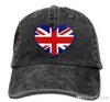 PZX Baseball Cap pour hommes femmes drapeau britannique Unisexe Coton Jeans ajusté Cap chapeau multicolore en option2557807