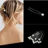 20ps Fashion Bridal Wedding Promer per capelli bianchi perlato Bianco Clip Accessori per capelli barrette per capelli all'ingrosso