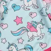 Baby Cartoon Horse Print Romper Girls Shoulder Mesh Jumpsuits Fashion Boutique Kids Climbing Kläder med huvudband C4689