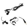 Portable Clip-On-apal Lavel Lavalier Microphone 3.5 мм Джек БЕСПЛАТНЫЙ MINI Wired Condenser Microphone для iPhone Samsung Smartphone