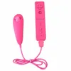 2-in-1 Wireless Remote Controller+Nunchuk Control for Nintendo Wii gamepad Silicone Case motion sensor 1pcs/lot