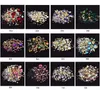 Nail Art Decoration Charm Gem Beads Rhinestone Hollow Shell Flake Platback Rivet Gemengde Glanzende Glitter 3D DIY-accessoires