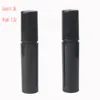 2ml 3ml 4ML 5ml 5CC Plastic Perfume Bottle Fashion Mini Portable Trial Package Wth Spray And Empty Perfume Test tube Black WHite Support Logo Customized