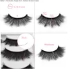 Shidishangpin 1 Box Eyelashes 5 Par 3D Mink Lashes Natural Long False Lashes Full Strip Lash Makeup Eyelash Extension