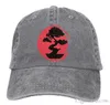 Gorra de béisbol pzx para hombres y mujeres, silueta de árbol bonsái, mujer 039s, gorra vaquera ajustable de algodón, sombrero Multicolor opcional5713021