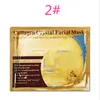 Ouro bio collagen máscara facial máscara de cristal ouro pó colágeno facial máscara folhas hidratante beleza cuidados com a pele produtos