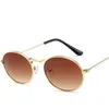 Ovale Frauen Sonnenbrille Männer Gläser Dame Luxus Retro Metall Sonnenbrille Vintage Spiegel UV400 oculos de sol