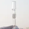 Mini Acessórios para fumantes pregos de quartzo coletor com nortos com pontuador de filtro de 13 mm Tubos de água de água de vidro Dab palha