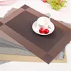 Pvc matbord placemat isolering anti slipbord mattor resturant hem kök placemats återanvändbar placemat pad