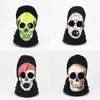 4 stilar Halloween Skräckskalle Stickad huvudband Ghost Mask Cosplay Vicious Hat Cool Demon Winter Fauries