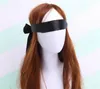 Black Satin ribbon Blindfold Sexy Eye Mask Patch Bondage Masque Mask Sex Aid Party Fun Flirt Sex Toys For Woman Men Couples