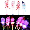 Noël LED Clignotant Bâtons Jouets Lumineux Enfants Noël Bonhomme De Neige Décoratif Avec Glow Stick Bébé Nouvel An Cadeaux