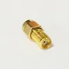 Adaptateur coaxial RF, prise mâle vers SMA femelle, connecteur convertisseur droit plaqué or, RP-SMA