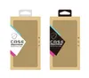 100 pcs Wholesale Colorful Personality Design Kraft Paper Box Packaging For Phone Case Custom Your Logo Cell Phone Cover Case Package