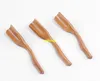 20pcs/lot 16x3cm Natural Bamboo Chinese Mini Tea Leaves Shovel Teaspoon Brown Powder Coffee Scoops Tea Spoon Spatula Tea Accessories