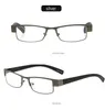 Les nouvelles lunettes presbytes en métal cadre carré en métal confortable lunettes de lecture pour vieil homme 4601600