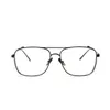 Oversized Glasses Women Men Rectangular Metal Frame For Decorative Classic Eyeglasses Transparent Harajuku Unisex Eyewear3937953