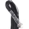 Kajdanki Bdsm Bondage Corda in pelle Zweep Giocattoli del sesso per coppie Accessori del sesso Fouet Erotisch Chicote Frusta Giochi per adulti Cockring S197313625